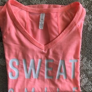 IDEALOGY Sweat Smile Repeat T shirt Sz Small